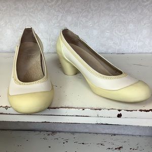 Yellow Camper Heels